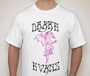 Drake Evans with Dragon logo